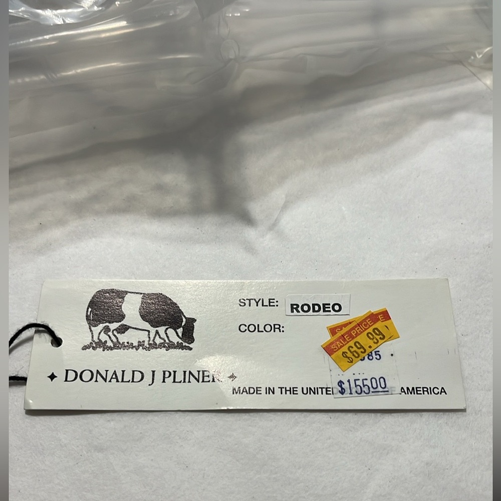 Donald J Pliner Pebbled Cowhide Leather X Body Purse - Picture 8 of 8